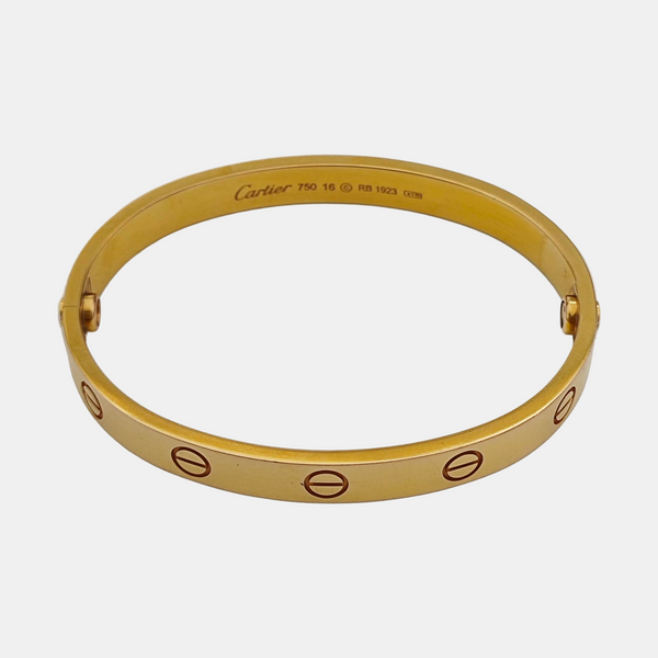LOVE 18k Gold Bangle
