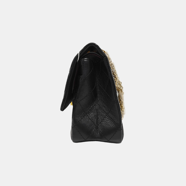 2.55 227 (jumbo) Quilted Calfskin Black