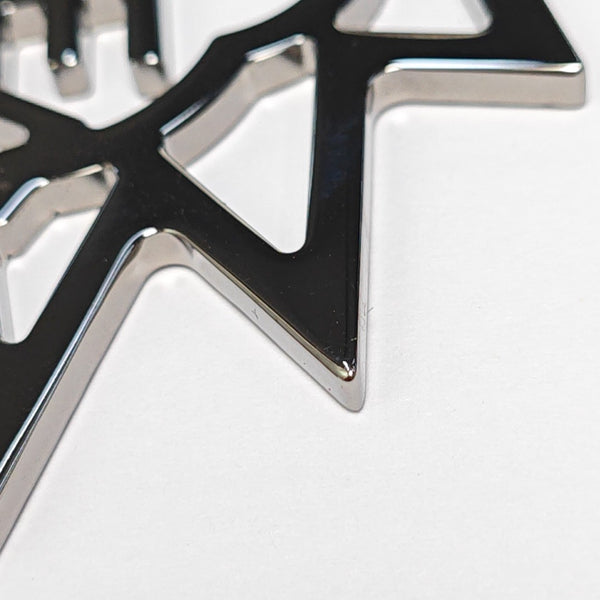 Metal Silver Brooch