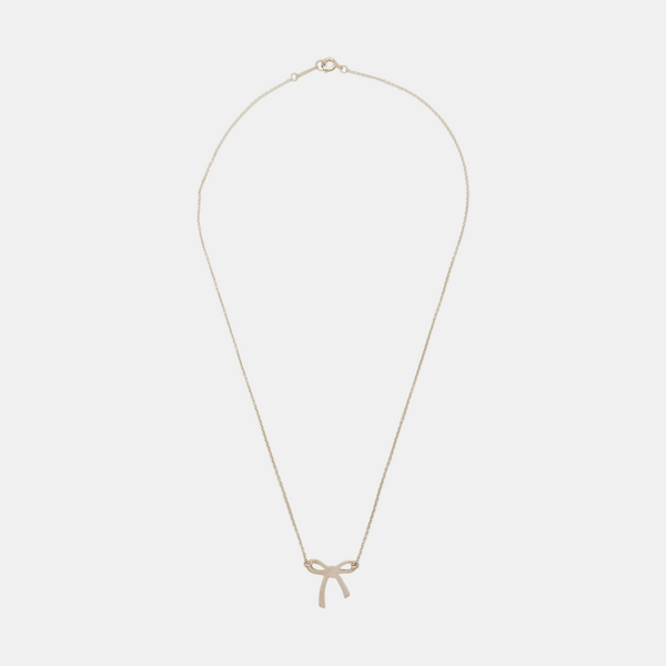 Tiffany Bow 925 Sterling Silver Necklace