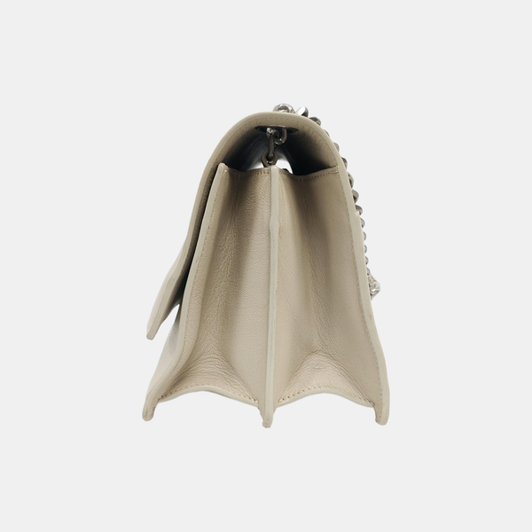 Calfskin Shoulder Bag White