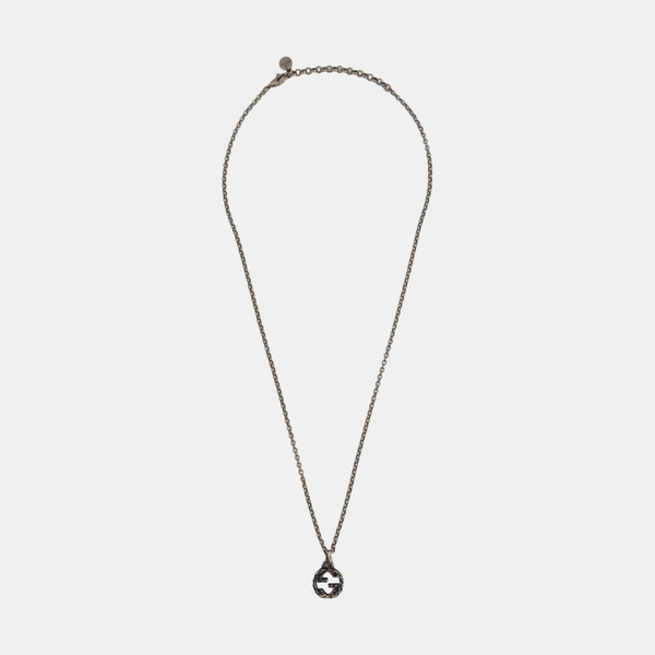Interlocking G 925 Sterling Silver Necklace