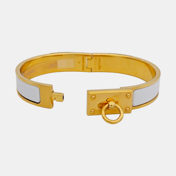 Clic Anneau Metal Gold Bangle