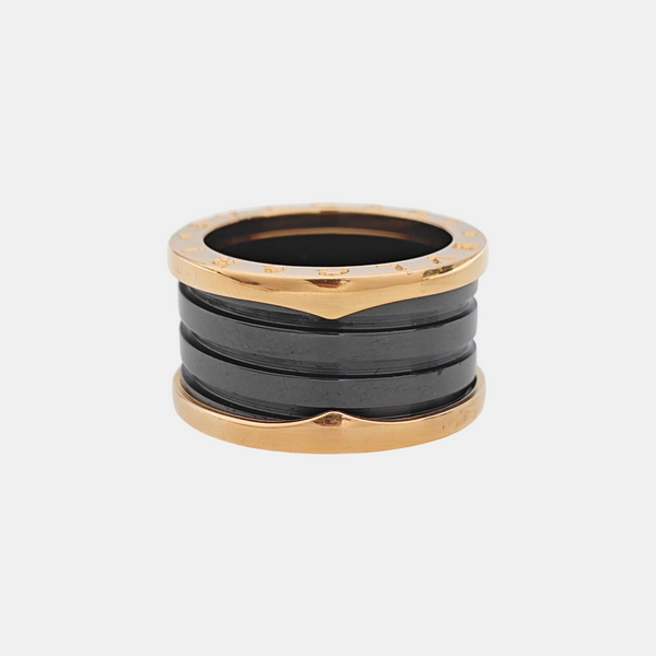 B.ZERO1 18k Rose Gold Ring EU 54