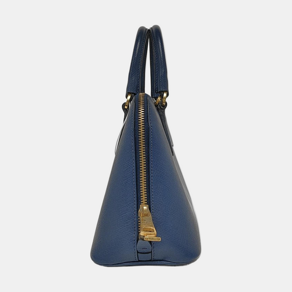 Authenticated pre-owned Promenade Saffiano Calfskin Blue - Tote Bag at Looply