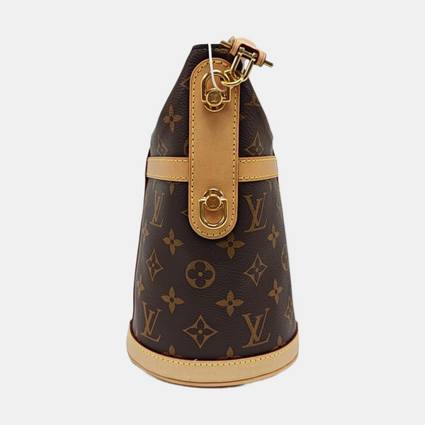 DUFFLE Monogram Coated Canvas Brown