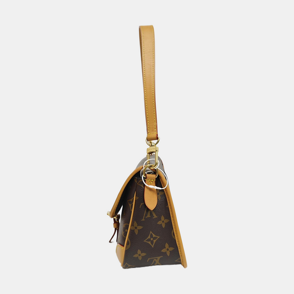DIANE Monogram Coated Canvas Brown