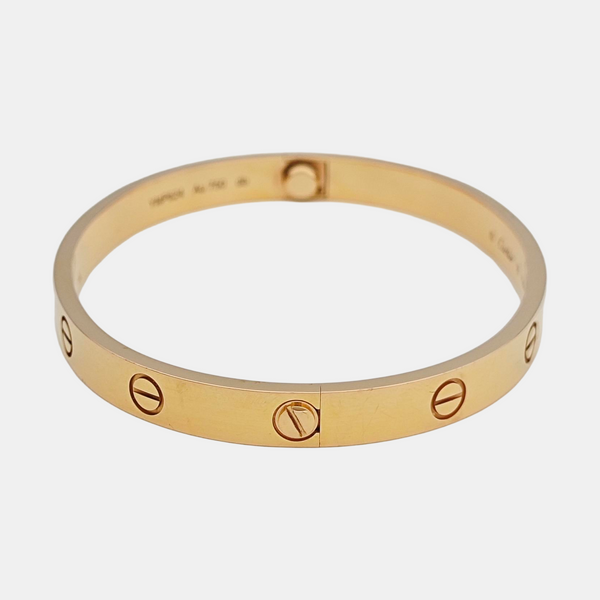 LOVE 18k Rose Gold Bangle