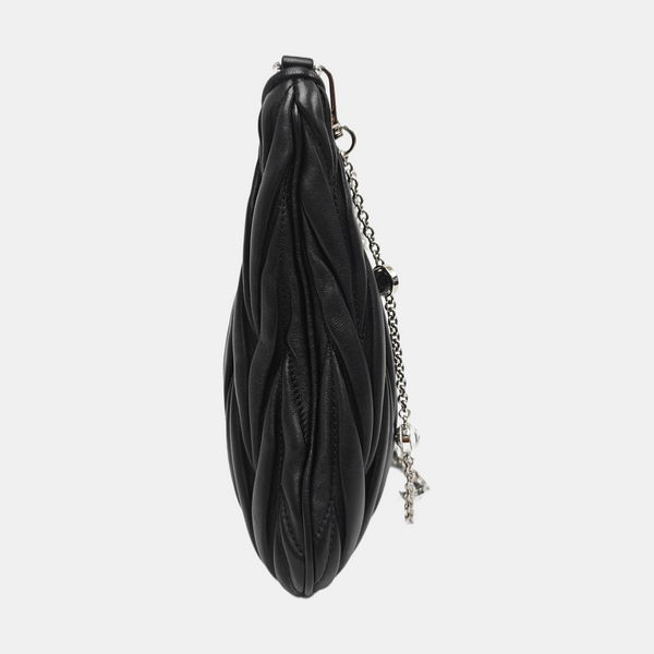 Matelassé Quilted Lambskin Black