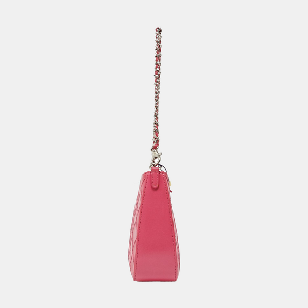 Quilted Lambskin Shoulder Bag Pink