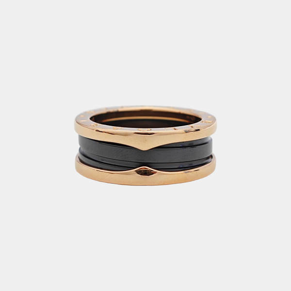 B.ZERO1 18k Rose Gold Ring EU 54