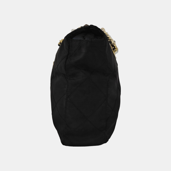 Nylon Quilted Nylon Black