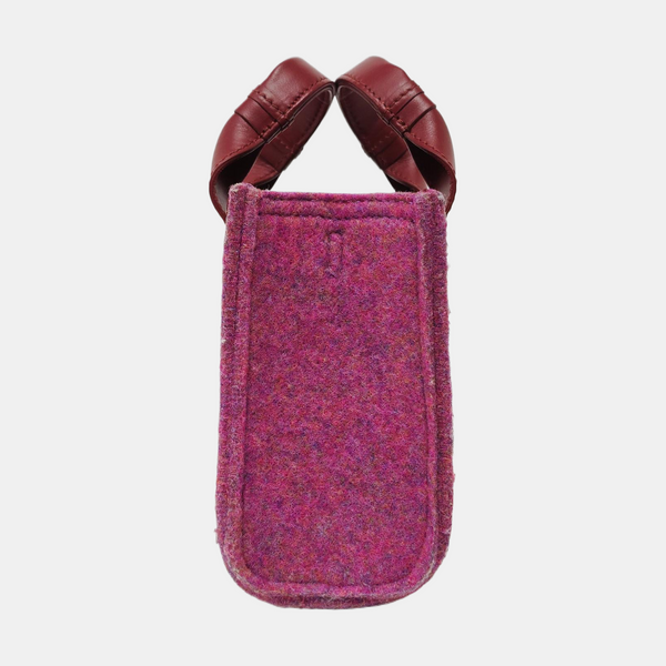 Authenticated pre-owned Woody Mini Felt Burgundy - Shoulder Bag at Looply