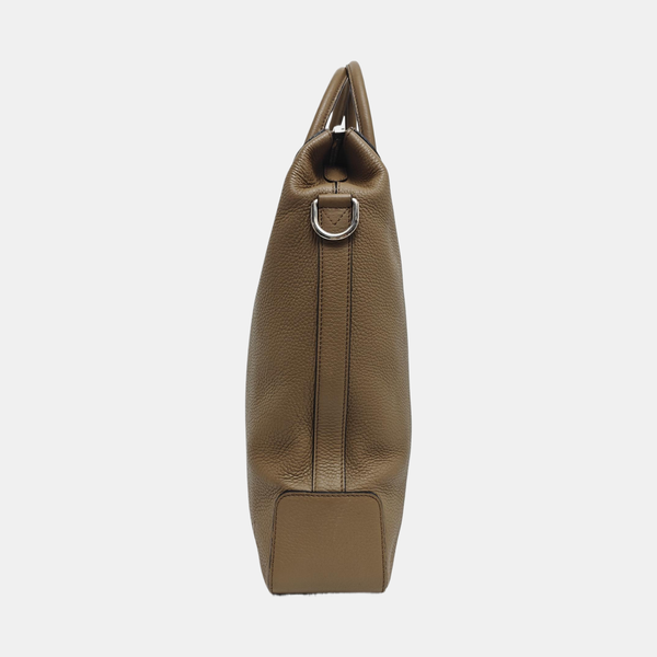 Calfskin Shoulder Bag Brown