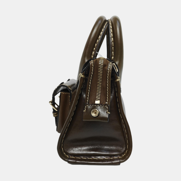 Edith Mini Calfskin Brown