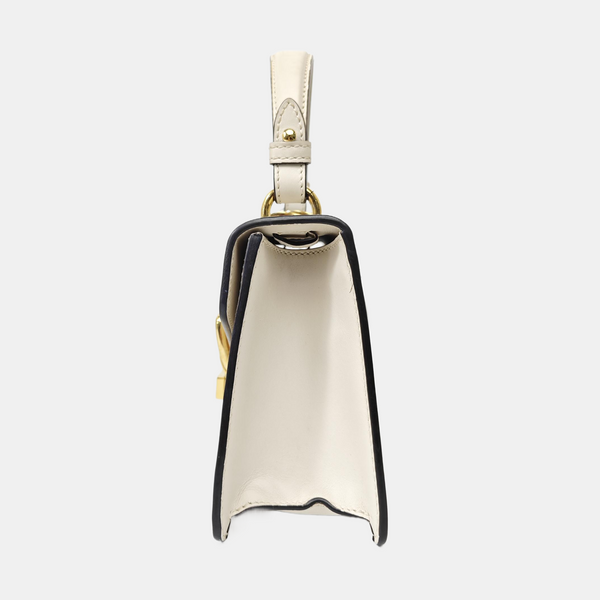 Sylvie Mini Calfskin White
