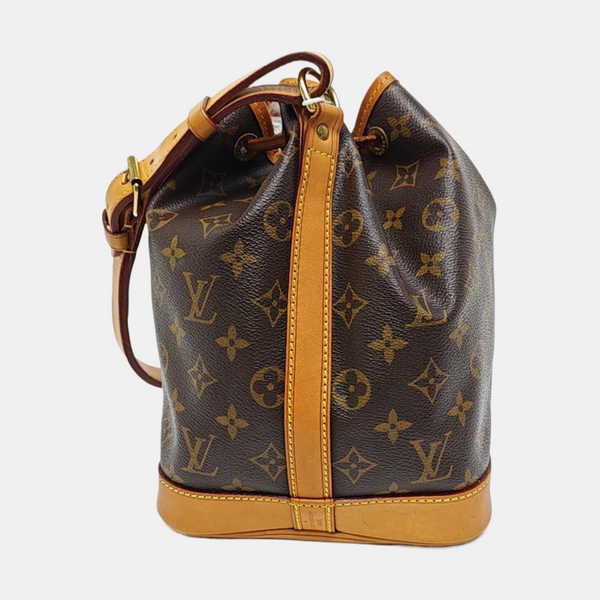 NOÉ MM Monogram Coated Canvas Brown