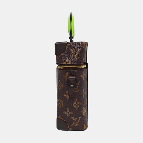 VERTICAL BOX TRUNK Monogram Coated Canvas Brown