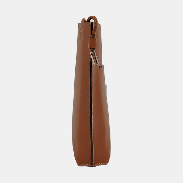Calfskin Shoulder Bag Brown