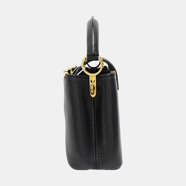 CAPUCINES Mini Calfskin Black