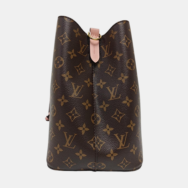 NÉONOÉ MM Monogram Coated Canvas Brown
