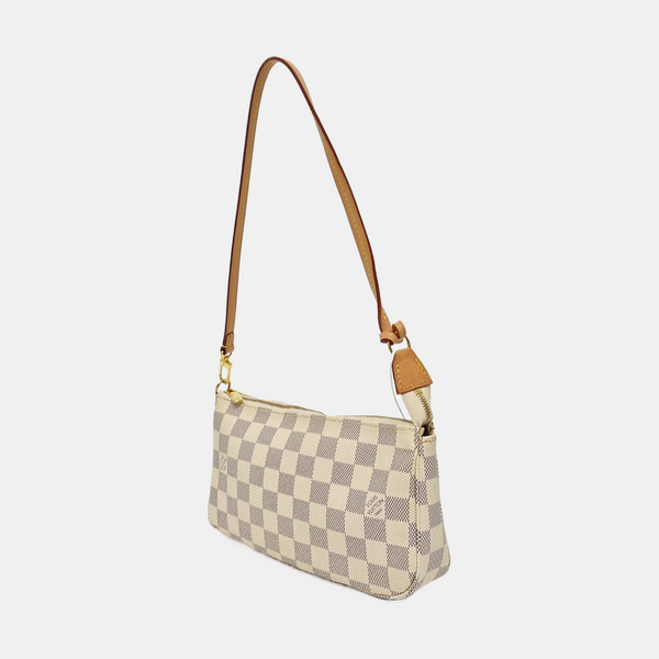 ACCESSOIRES GM Damier Azur Coated Canvas White