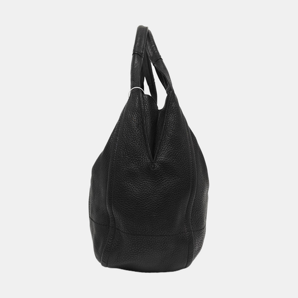 Gancini Quilted Calfskin Black