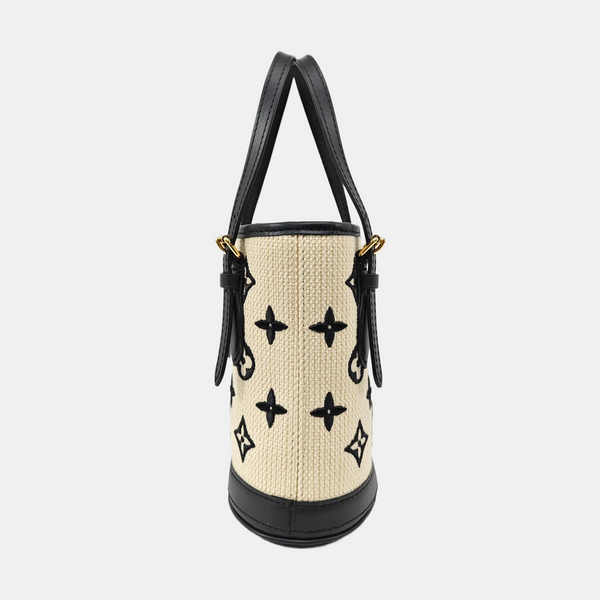 Nano Bucke Monogram Fabric Beige