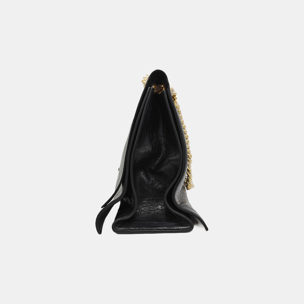 Crush Large Calfskin Black