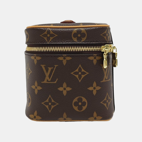 NICE Mini Monogram Coated Canvas Brown