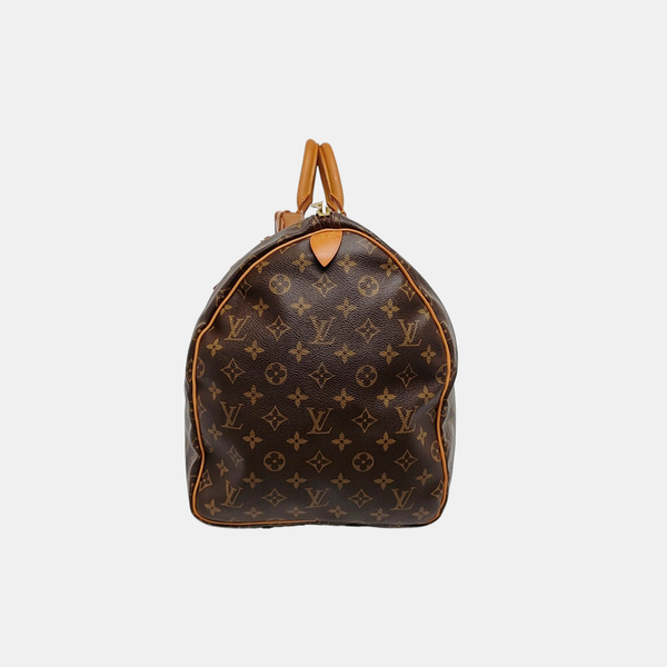 SAC SOUPLE Monogram Coated Canvas Brown