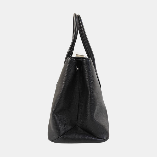 Twin Saffiano Calfskin Black