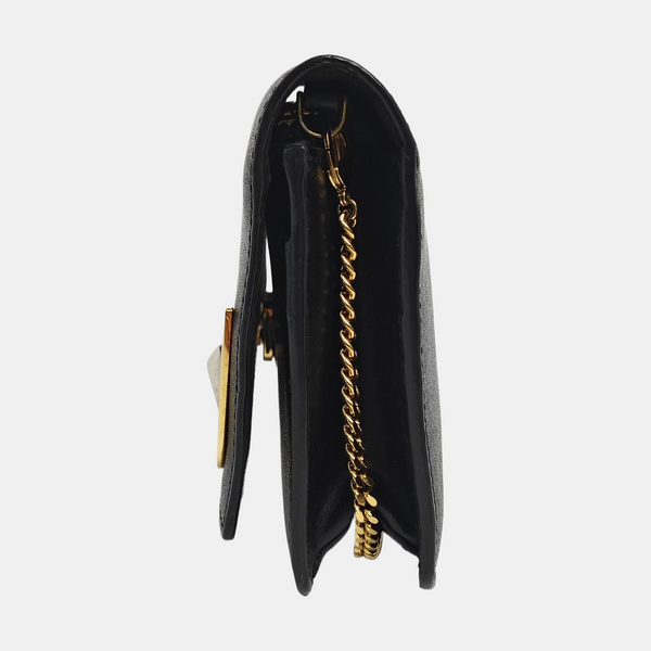 Authenticated pre-owned Monster Calfskin Black - Shoulder Bag at Looply