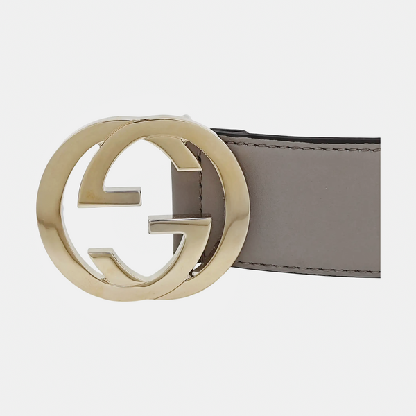 Leather Belt Gray