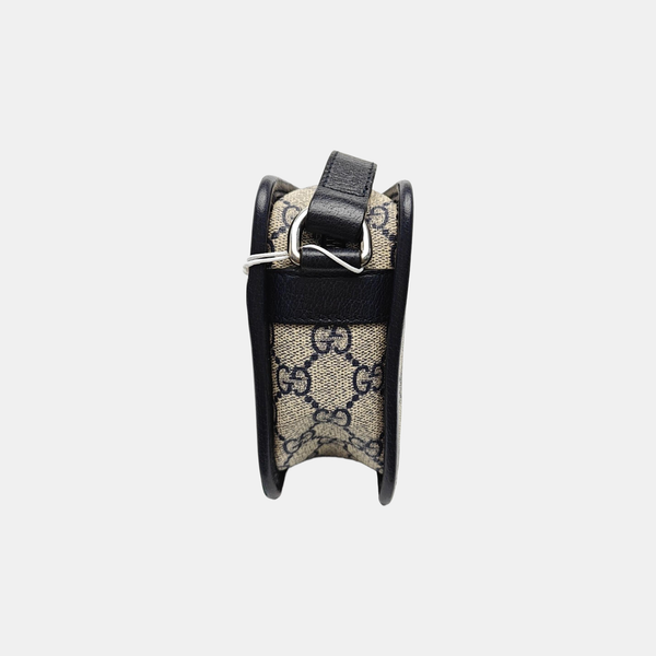 GG Supreme Mini Monogram Coated Canvas Beige