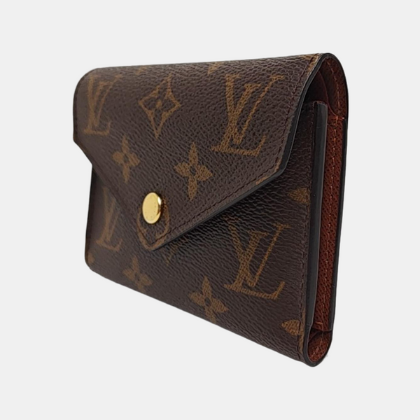 VICTORINE Monogram Coated Canvas Brown Wallet