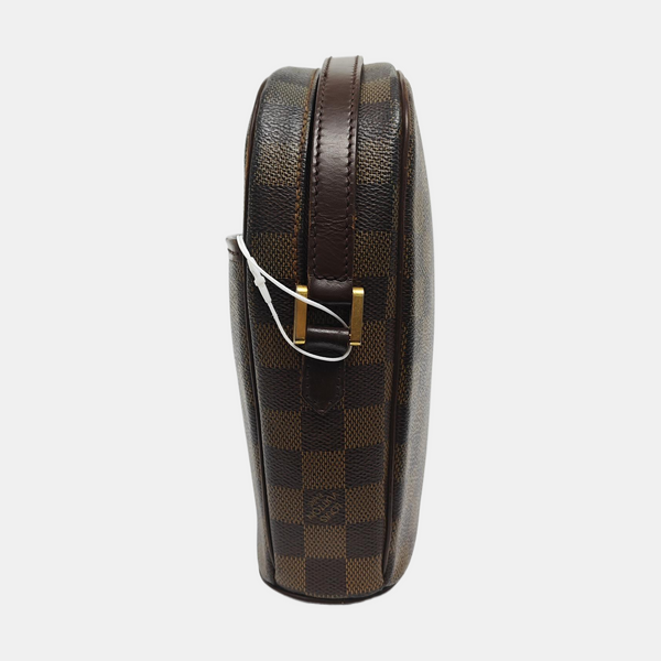 IPANEMA PM Damier Ebene Coated Canvas Brown