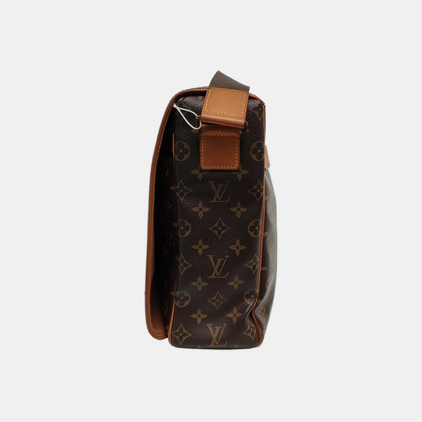 VALMY Monogram Coated Canvas Brown