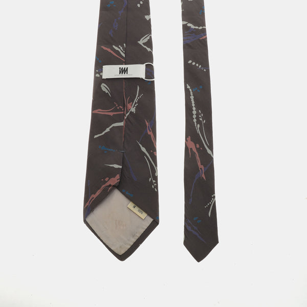 Gray Silk Tie