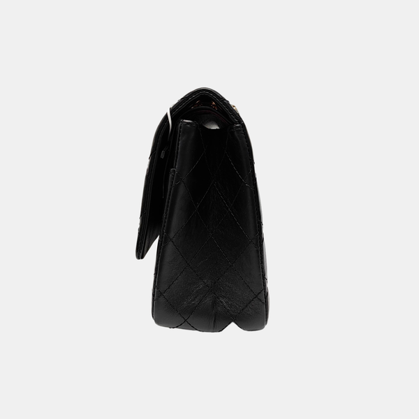 2.55 227 (jumbo) Quilted Calfskin Black