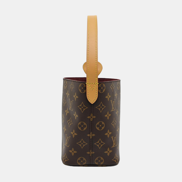 ALL IN BB Monogram Coated Canvas Brown