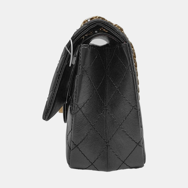 2.55 225 (small) Quilted Calfskin Black
