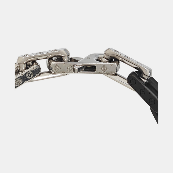 MONOGRAM CHAIN Metal Silver Bracelet
