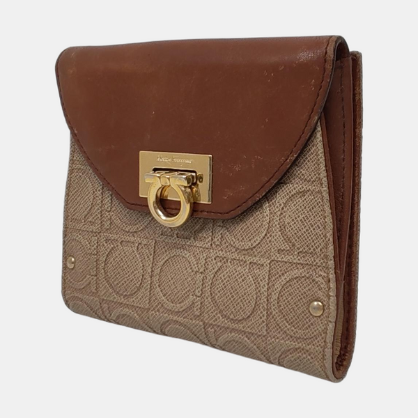 Gancio Calfskin Brown Wallet