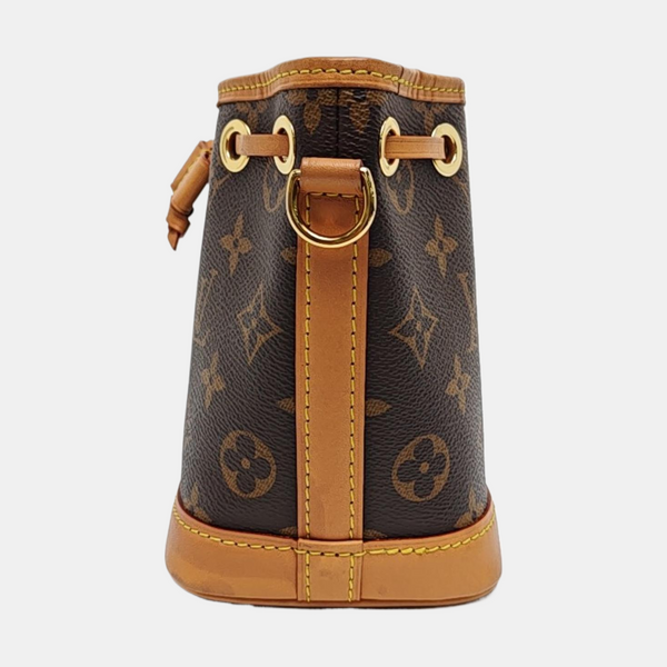 NOÉ Nano Monogram Coated Canvas Brown
