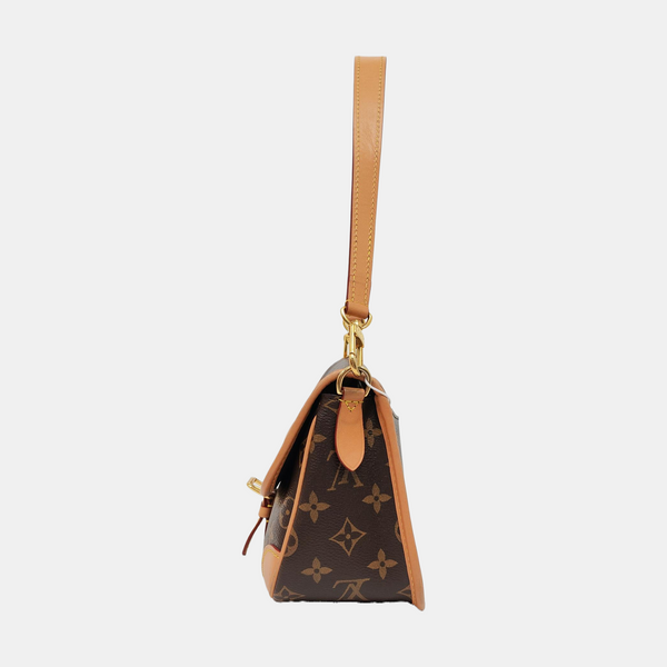 DIANE Monogram Coated Canvas Brown