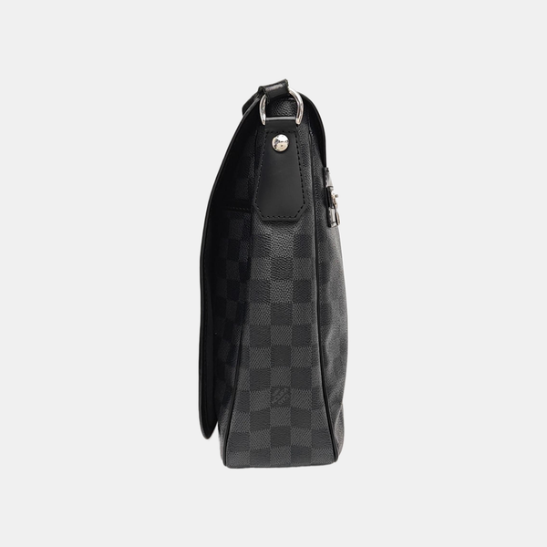 DANIEL GM Damier Graphite Coated Canvas Gray