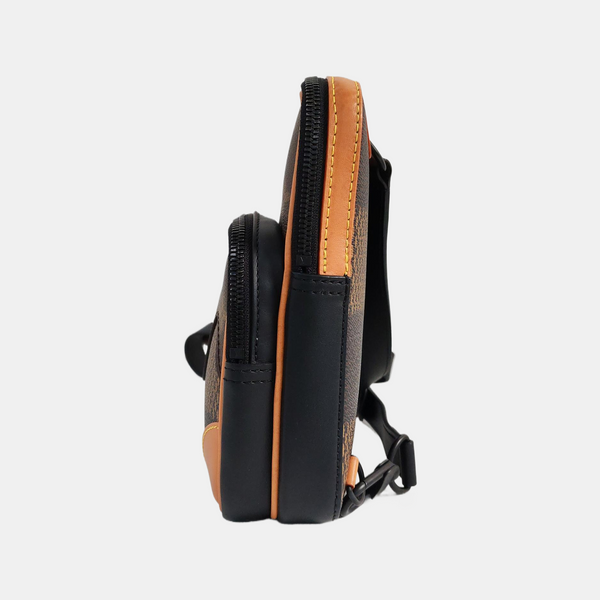 AMAZON Damier Ebene Coated Canvas Brown