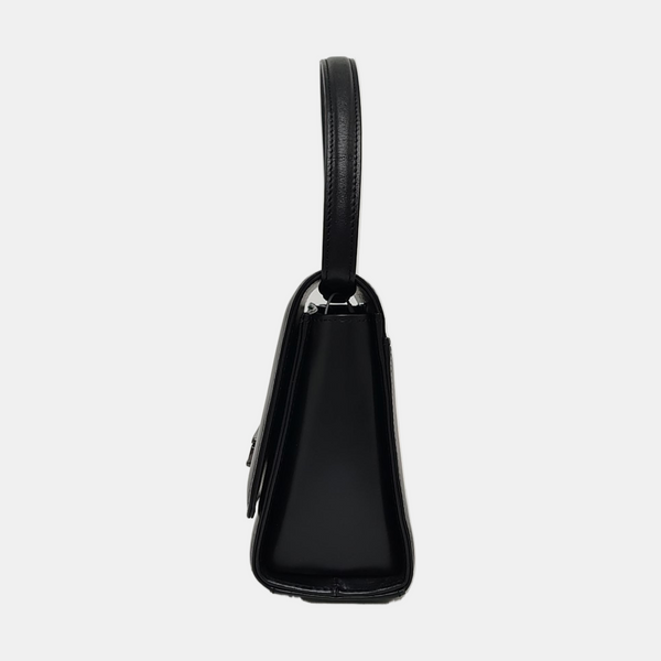 Leather Shoulder Bag Black
