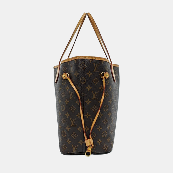 NEVERFULL MM Lona Monogram Revestida Marrón